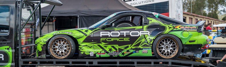 rotor force rx7 fd race car
